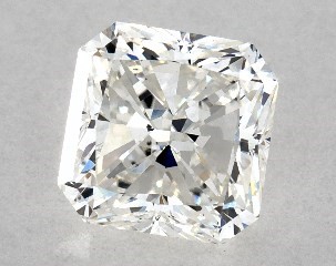 1.00 Carat G-VS2 Square Radiant Cut Diamond